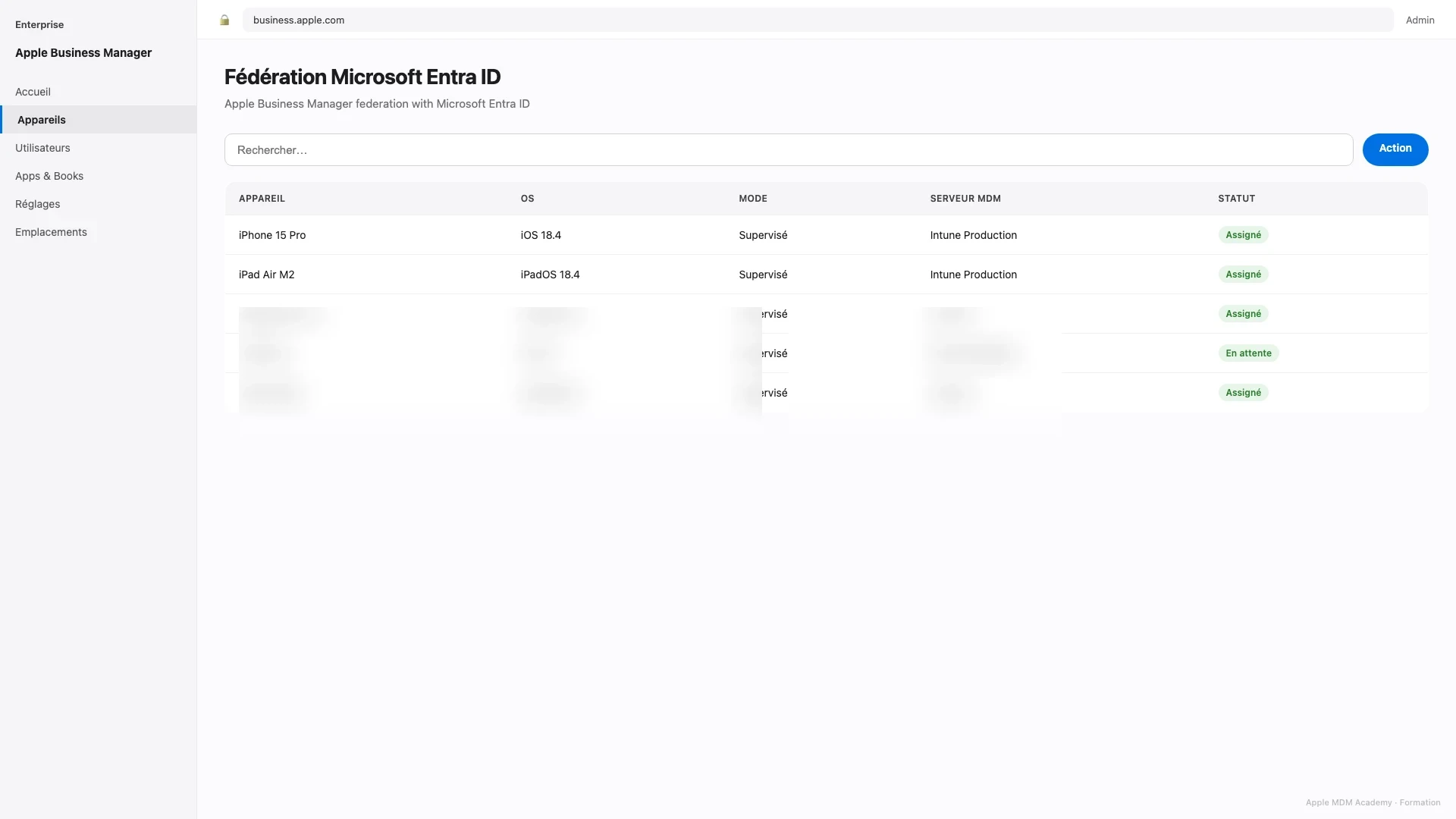 Fédération Microsoft Entra ID